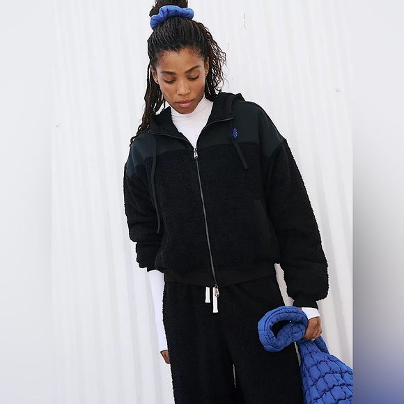 NEW Free People Cuddle Up Zip-Up Hoodie Jacket - Picture 9 of 9
